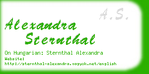 alexandra sternthal business card